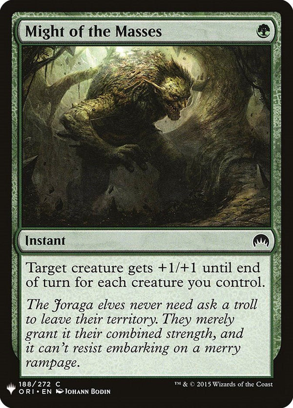 Might of the Masses [LIST - 188] - Cartes Sportives Rive Sud