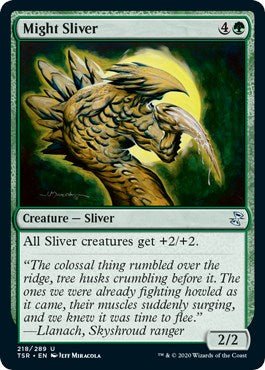 Might Sliver [TSR - 218] - Cartes Sportives Rive Sud