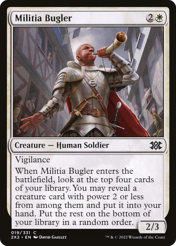 Militia Bugler [2X2 - 19] - Cartes Sportives Rive Sud