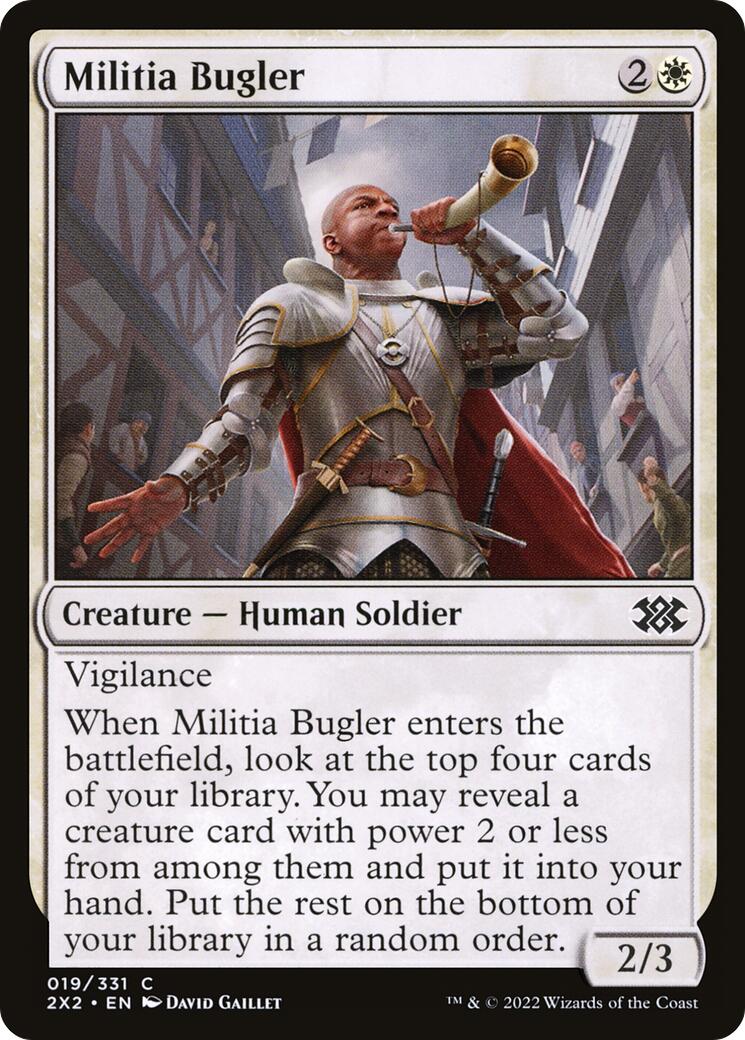Militia Bugler [2X2 - 19] - Cartes Sportives Rive Sud