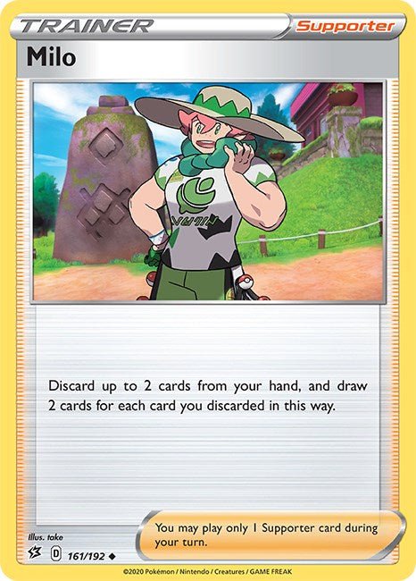 Milo [SWSH02 - 161/192] - Cartes Sportives Rive Sud