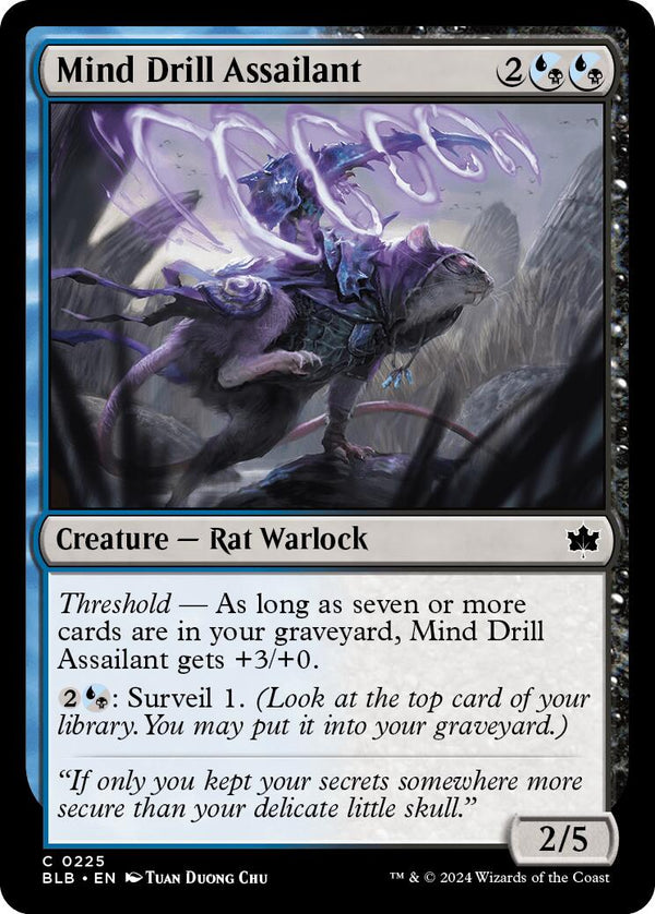 Mind Drill Assailant [BLB - 225] - Cartes Sportives Rive Sud