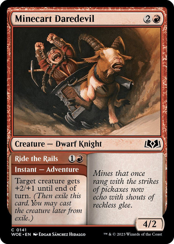 Minecart Daredevil [WOE - 141] - Cartes Sportives Rive Sud