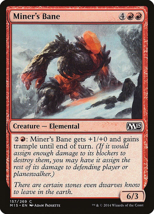 Miner's Bane [M15 - 157] - Cartes Sportives Rive Sud