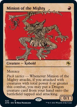 Minion of the Mighty (Showcase) [AFR - 320] - Cartes Sportives Rive Sud