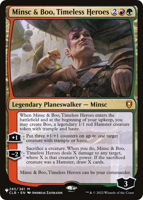 Minsc & Boo, Timeless Heroes [LIST - 285/361] - Cartes Sportives Rive Sud