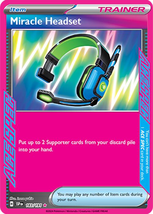 Miracle Headset [SV08 - 183/191] - Cartes Sportives Rive Sud
