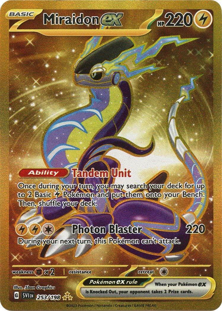 Miraidon ex - 253/198 [SVI - 253/198] - Cartes Sportives Rive Sud