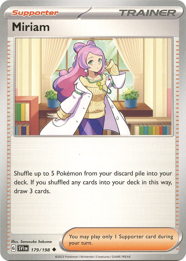Miriam - 179/198 [SV1 - 179] - Cartes Sportives Rive Sud
