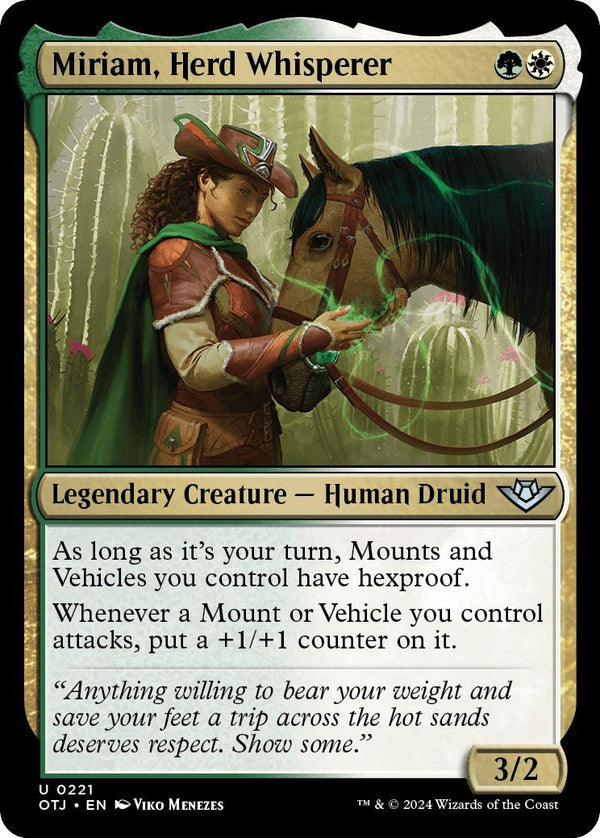 Miriam, Herd Whisperer [OTJ - 221] - Cartes Sportives Rive Sud