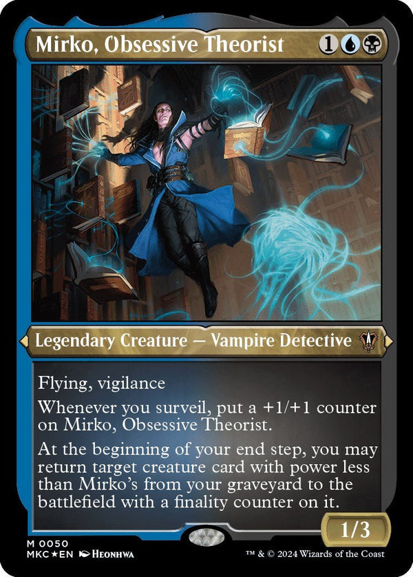 Mirko, Obsessive Theorist (Display Commander) - Thick Stock [MKC - 50] - Cartes Sportives Rive Sud