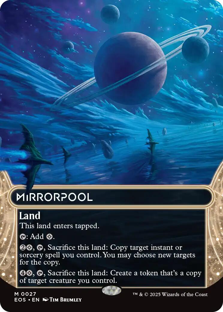 Mirrorpool (0027) (Borderless) [EOS - 27] - Cartes Sportives Rive Sud