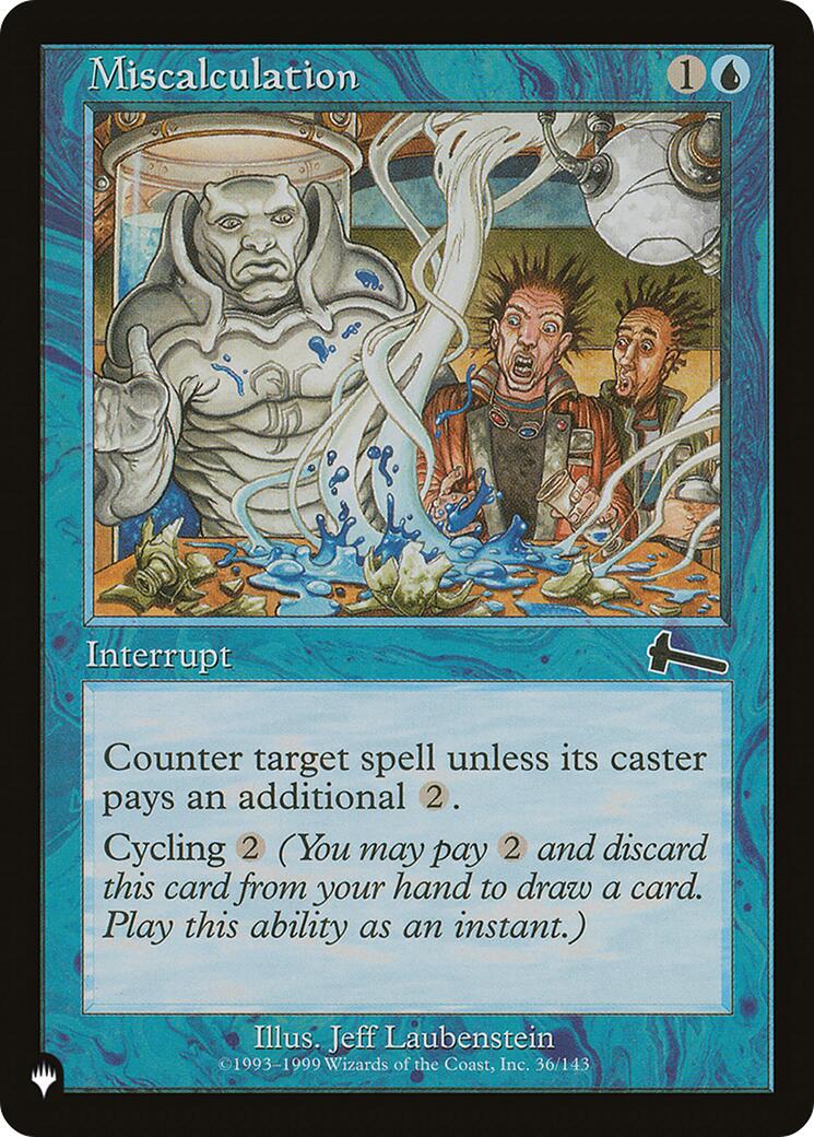 Miscalculation [LIST - 36/143] - Cartes Sportives Rive Sud