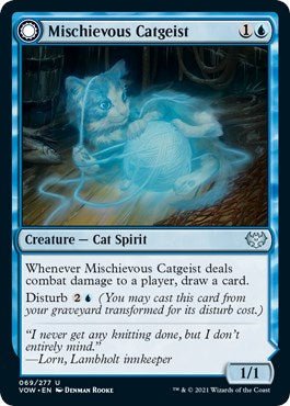 Mischievous Catgeist [VOW - 69] - Cartes Sportives Rive Sud