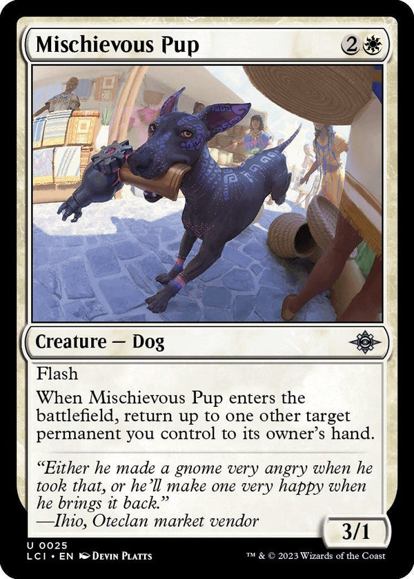 Mischievous Pup [LCI - 25] - Cartes Sportives Rive Sud