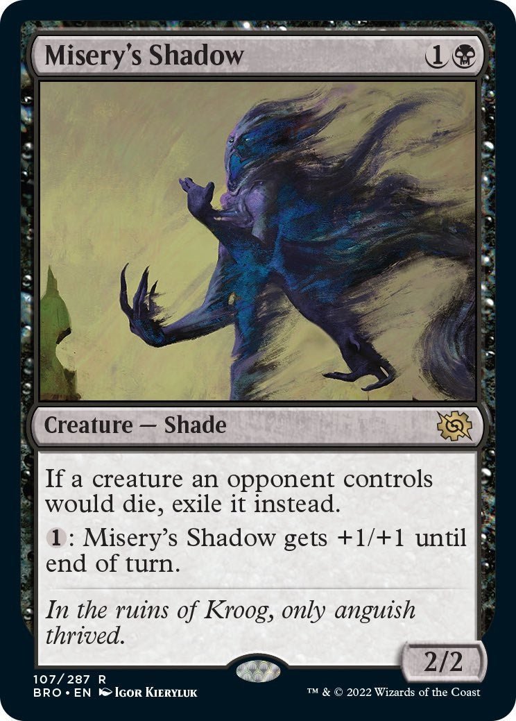 Misery's Shadow [BRO - 107] - Cartes Sportives Rive Sud