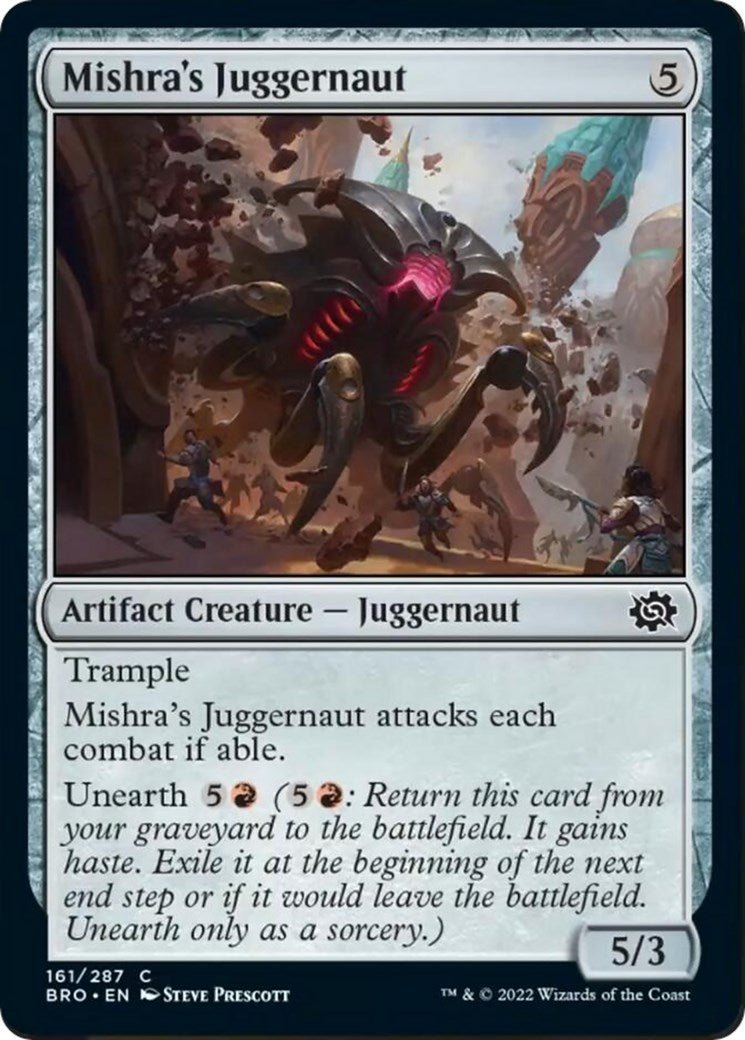 Mishra's Juggernaut [BRO - 161] - Cartes Sportives Rive Sud