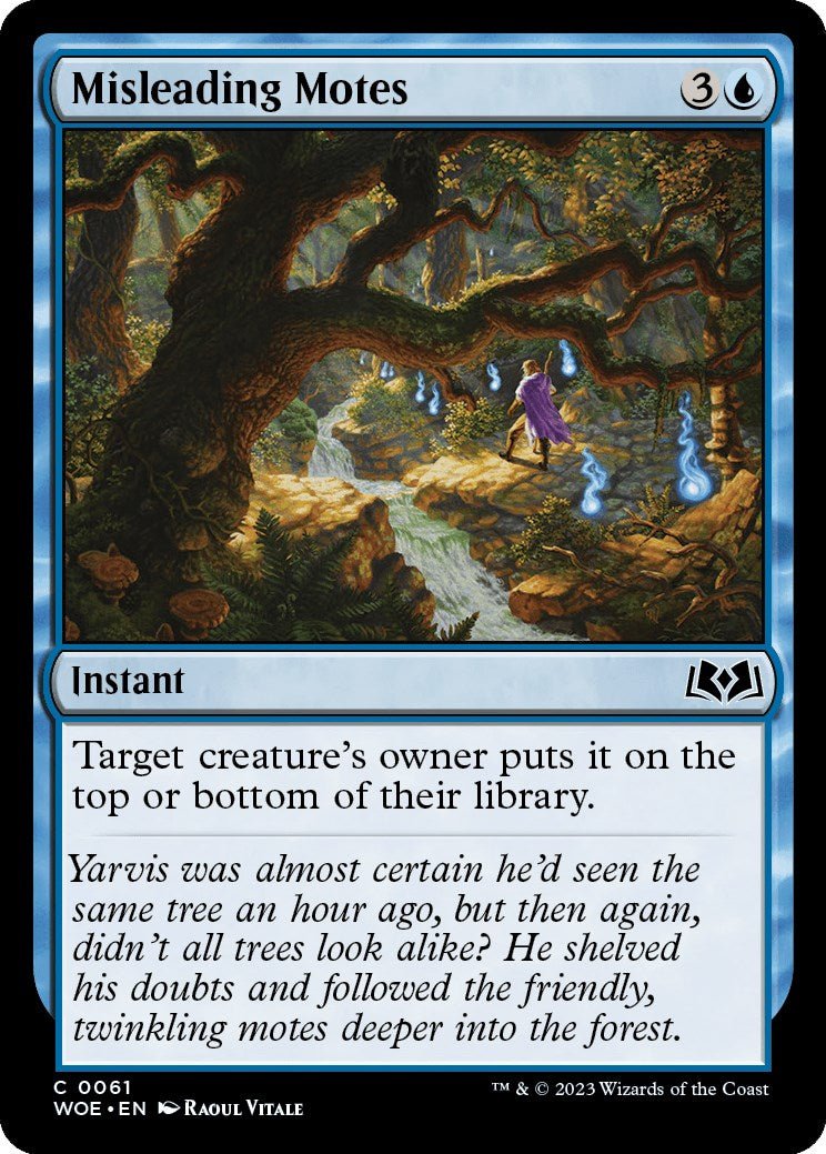 Misleading Motes [WOE - 61] - Cartes Sportives Rive Sud