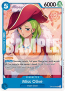 Miss Olive [OP16 - OP16-050] - Cartes Sportives Rive Sud
