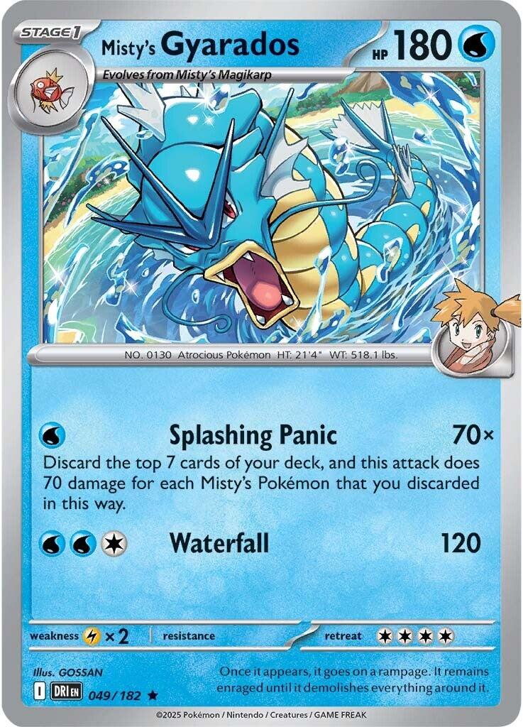 Misty's Gyarados [DRI - 049/182] - Cartes Sportives Rive Sud