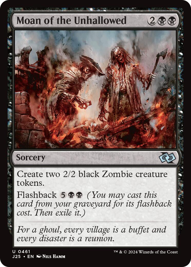 Moan of the Unhallowed [J25 - 461] - Cartes Sportives Rive Sud