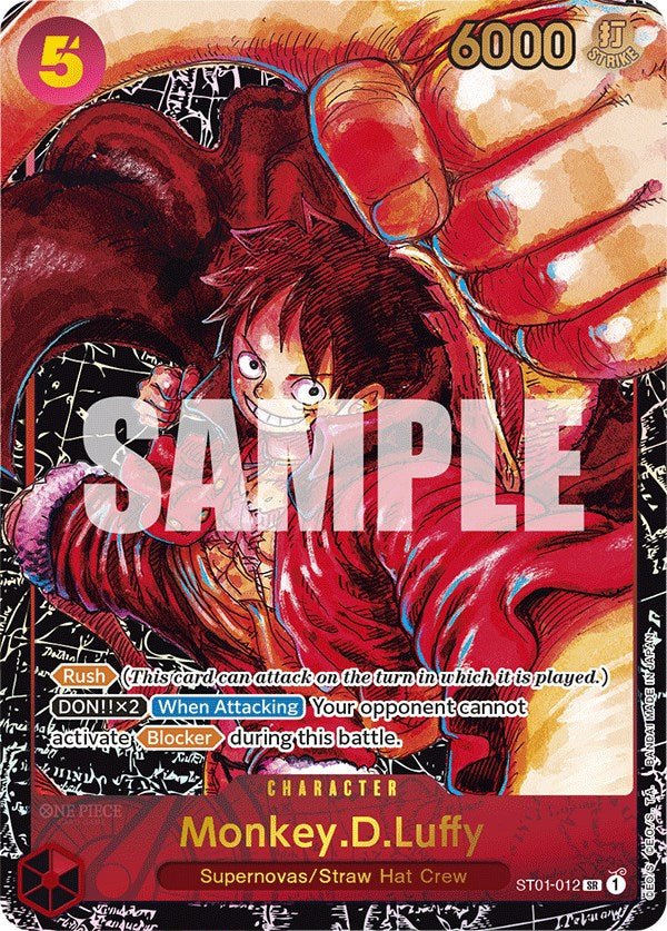 Monkey.D.Luffy (012) (Alternate Art) [OP05 - ST01 - 012] - Cartes Sportives Rive Sud