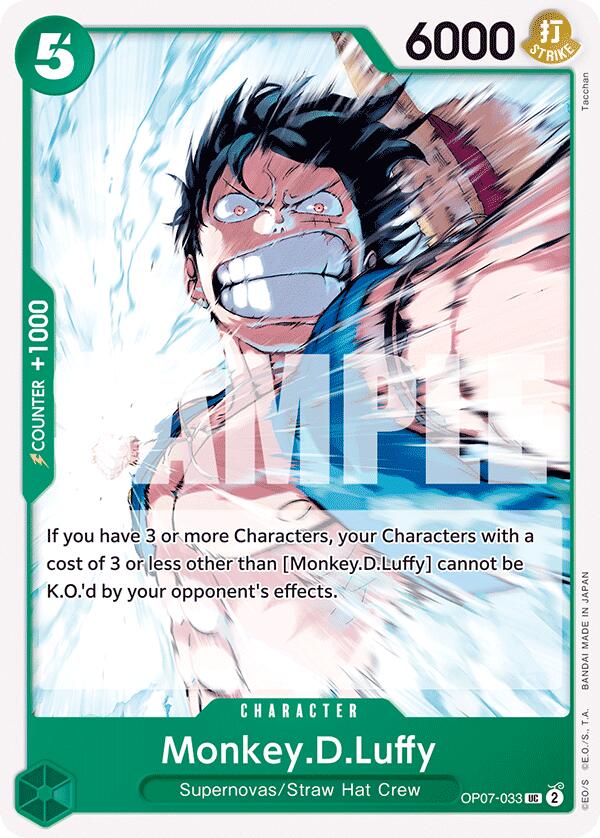 Monkey.D.Luffy (033) [OP07 - OP07 - 033] - Cartes Sportives Rive Sud
