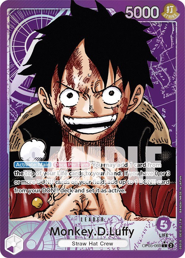 Monkey.D.Luffy (060) (Alternate Art) [OP05 - OP05 - 060] - Cartes Sportives Rive Sud