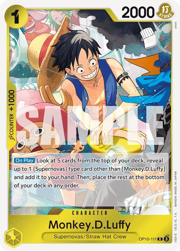 Monkey.D.Luffy (111) [OP10 - OP10 - 111] - Cartes Sportives Rive Sud