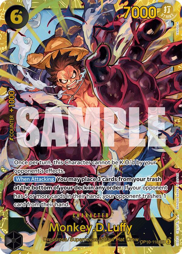Monkey.D.Luffy (118) [OP10 - OP10 - 118] - Cartes Sportives Rive Sud