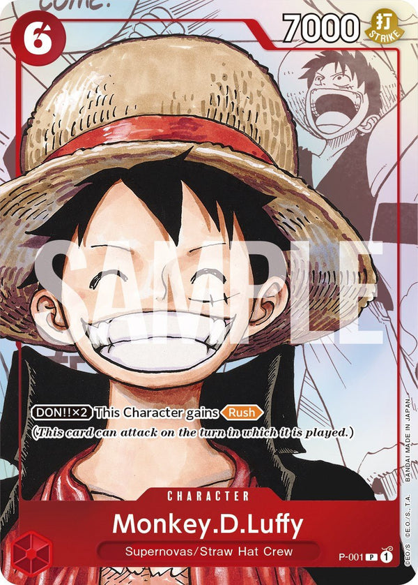 Monkey.D.Luffy (Alternate Art) [OP - PR - P - 001] - Cartes Sportives Rive Sud