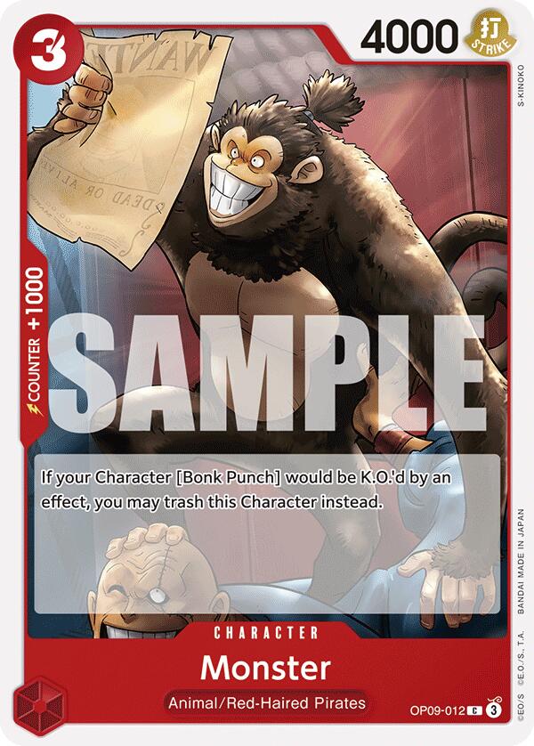 Monster [OP09 - OP09 - 012] - Cartes Sportives Rive Sud