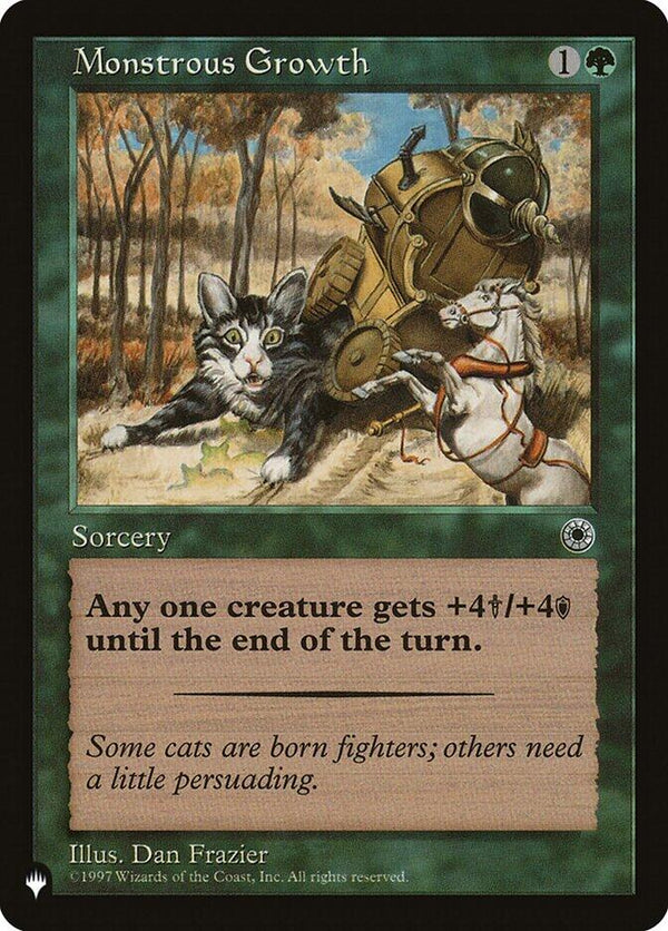 Monstrous Growth (Flavor Text) [LIST - 173] - Cartes Sportives Rive Sud