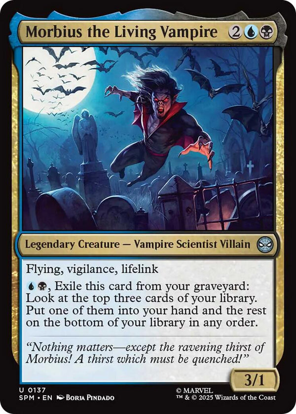 Morbius the Living Vampire [SPM - 137] - Cartes Sportives Rive Sud
