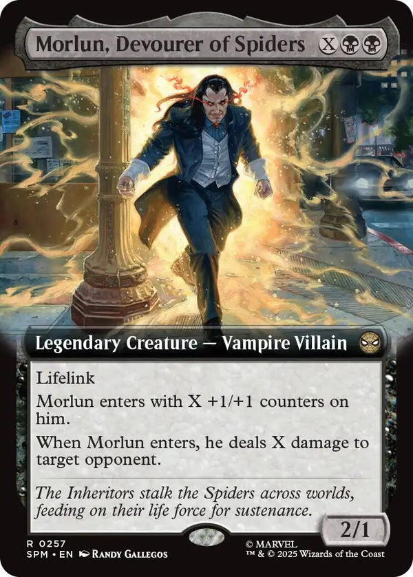 Morlun, Devourer of Spiders (Extended Art) [SPM - 257] - Cartes Sportives Rive Sud