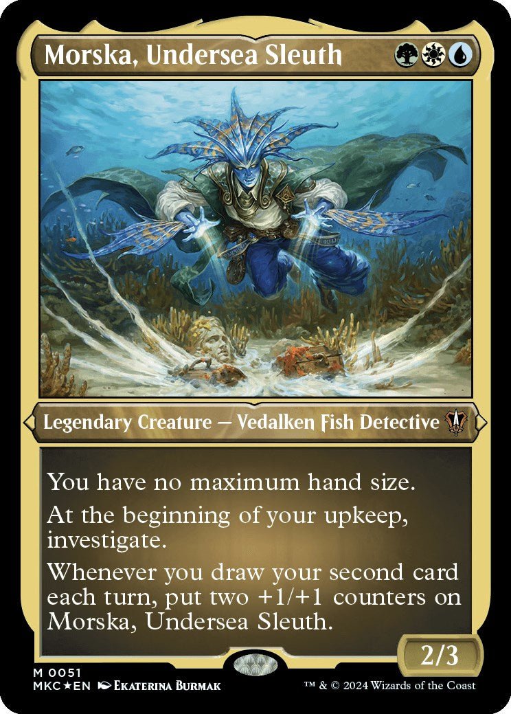 Morska, Undersea Sleuth (Display Commander) - Thick Stock [MKC - 51] - Cartes Sportives Rive Sud