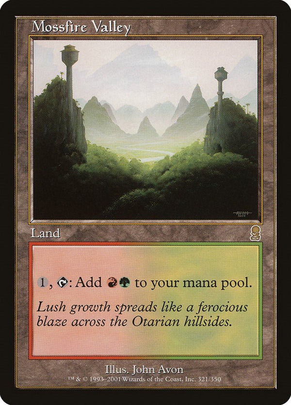 Mossfire Valley [ODY - 321] - Cartes Sportives Rive Sud