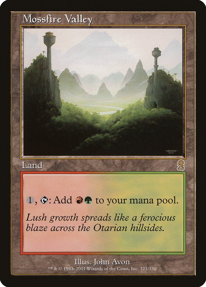 Mossfire Valley [ODY - 321] - Cartes Sportives Rive Sud