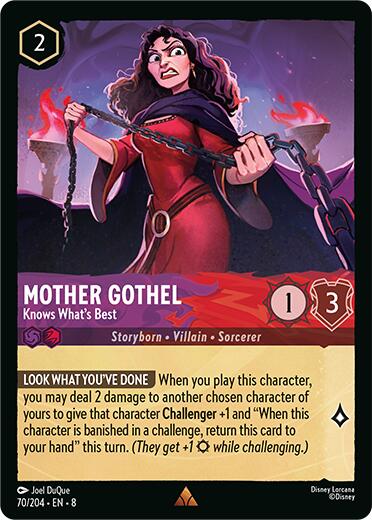 Mother Gothel - Knows What's Best [8 - 70/204] - Cartes Sportives Rive Sud