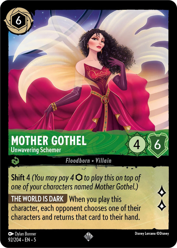 Mother Gothel - Unwavering Schemer [5 - 92/204] - Cartes Sportives Rive Sud