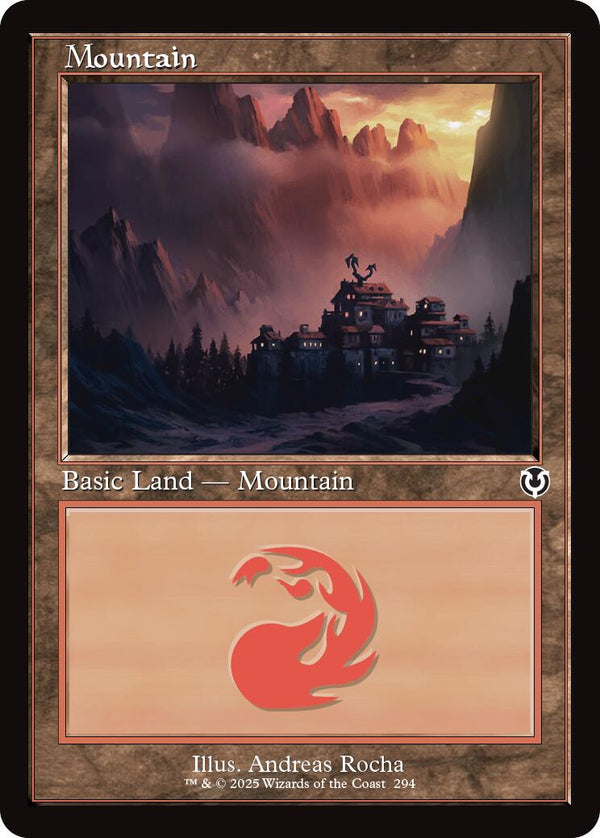 Mountain (294) (Retro Frame) [INR - 294] - Cartes Sportives Rive Sud