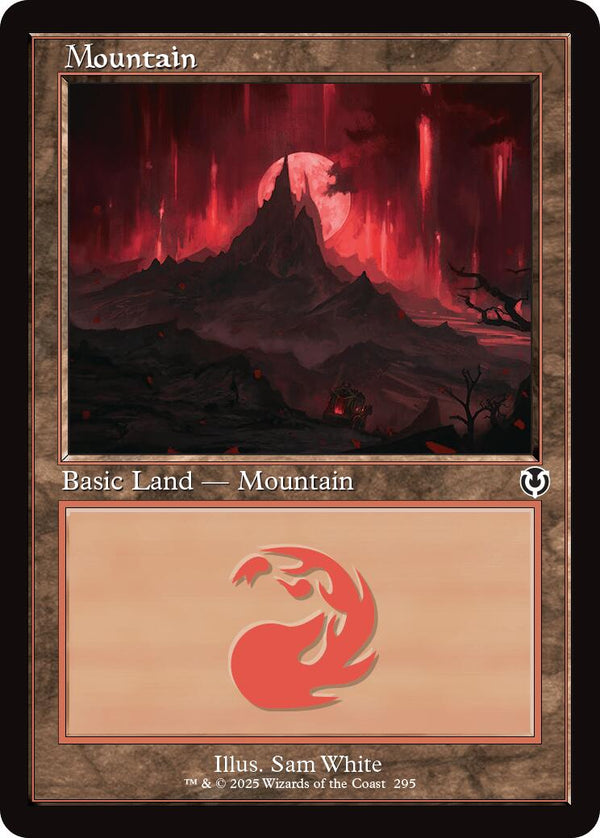 Mountain (295) (Retro Frame) [INR - 295] - Cartes Sportives Rive Sud