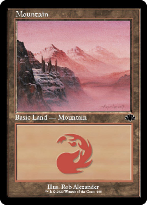 Mountain (408) (Retro Frame) [DMR - 408] - Cartes Sportives Rive Sud
