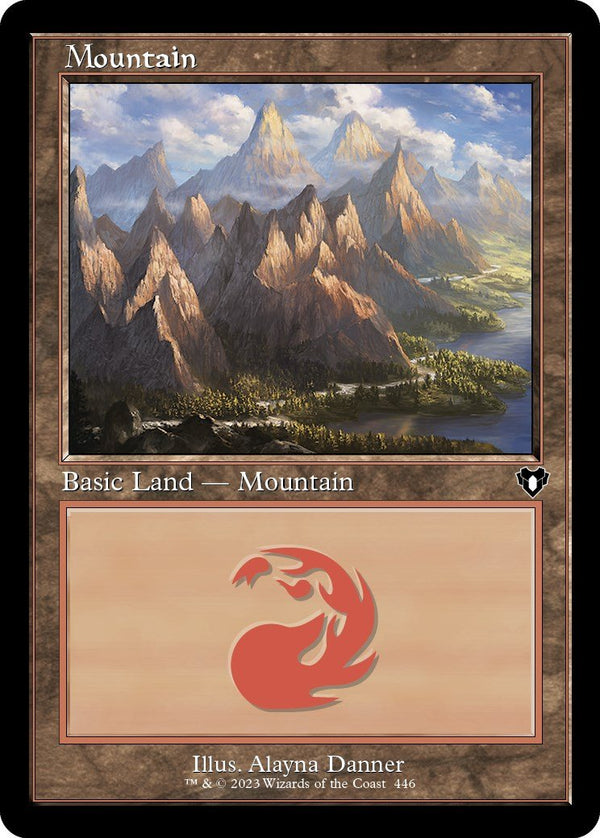 Mountain (446) (Retro Frame) [CMM - 446] - Cartes Sportives Rive Sud