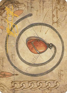 Mox Amber Art Card (Gold - Stamped Signature) [ASBRO - 68] - Cartes Sportives Rive Sud