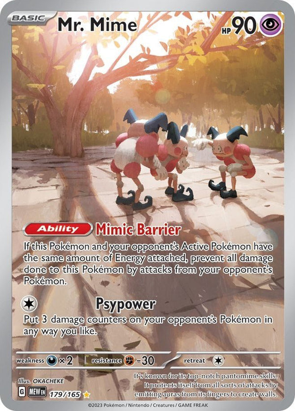 Mr. Mime - 179/165 [MEW - 179] - Cartes Sportives Rive Sud