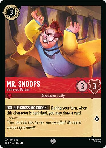 Mr. Snoops - Betrayed Partner [8 - 143/204] - Cartes Sportives Rive Sud
