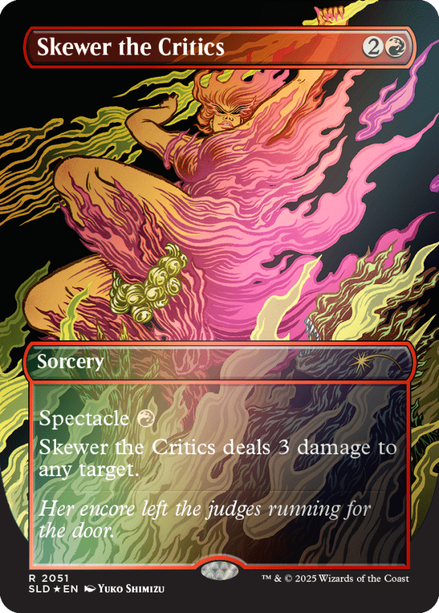 MTG Secret Lair : Everything Is On Fire (Foil) - Cartes Sportives Rive Sud