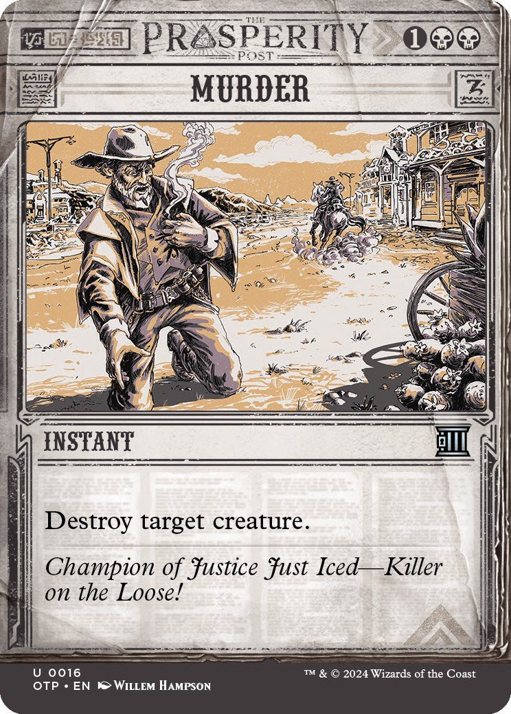 Murder [OTP - 16] - Cartes Sportives Rive Sud