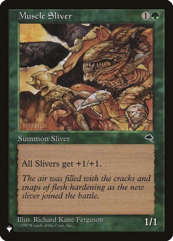 Muscle Sliver [LIST - 132] - Cartes Sportives Rive Sud
